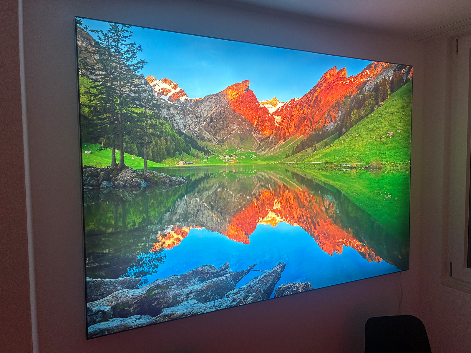 Kundenauftrag-LED-Spannbild-Seealpsee-Format 1800mmx1200mm