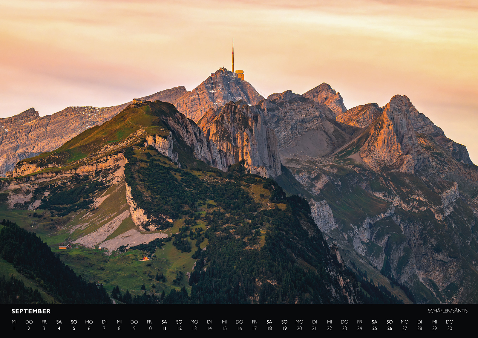Alpstein Kalender, Alpsteinkalender, Bildkalender Alpstein, Bilder Alpstein