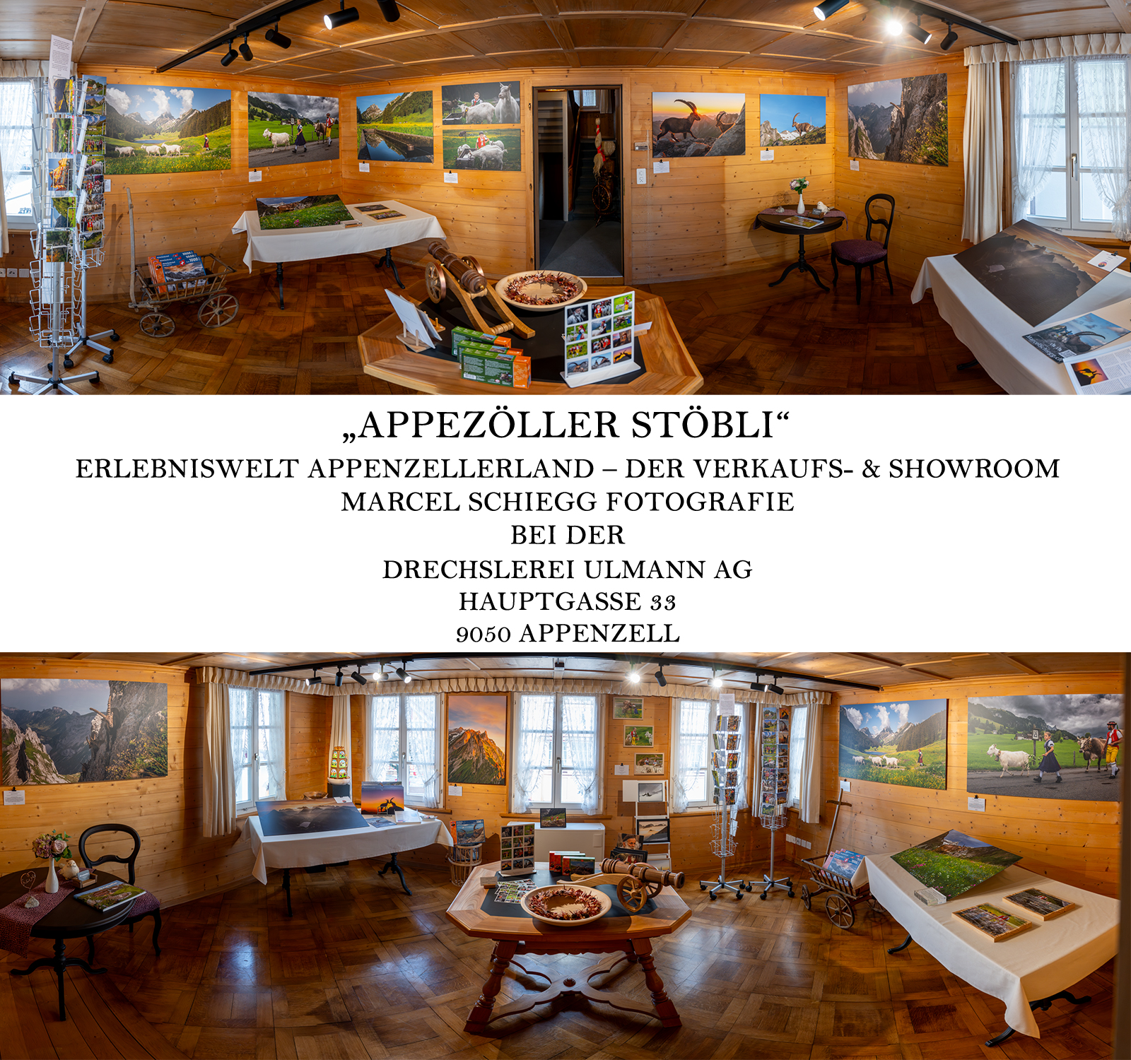 Drechslerei Ulmann, Appenzell, Ausstellung, Marcel Schiegg Fotografie