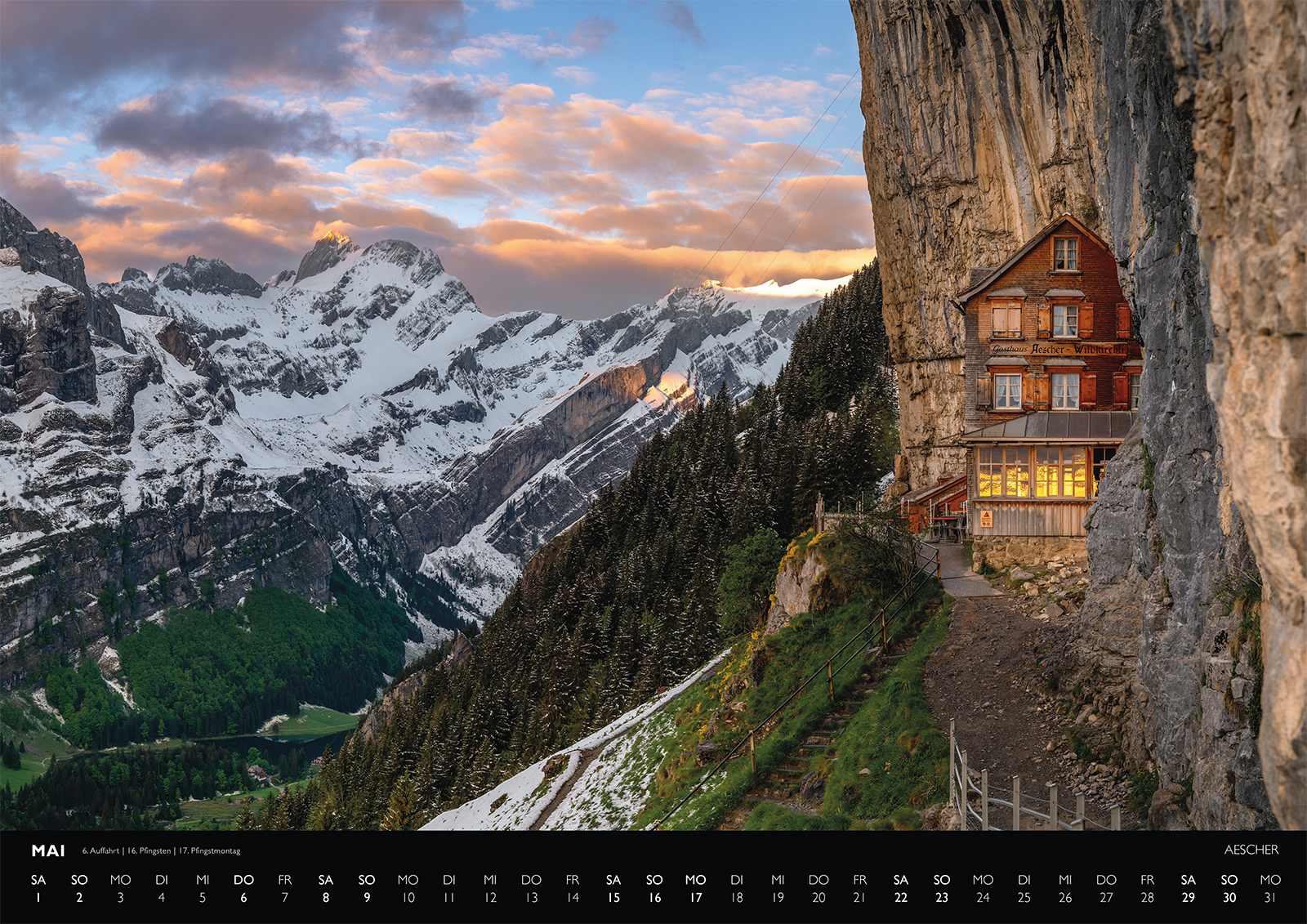 Alpstein Kalender, Alpsteinkalender, Bildkalender Alpstein, Bilder Alpstein