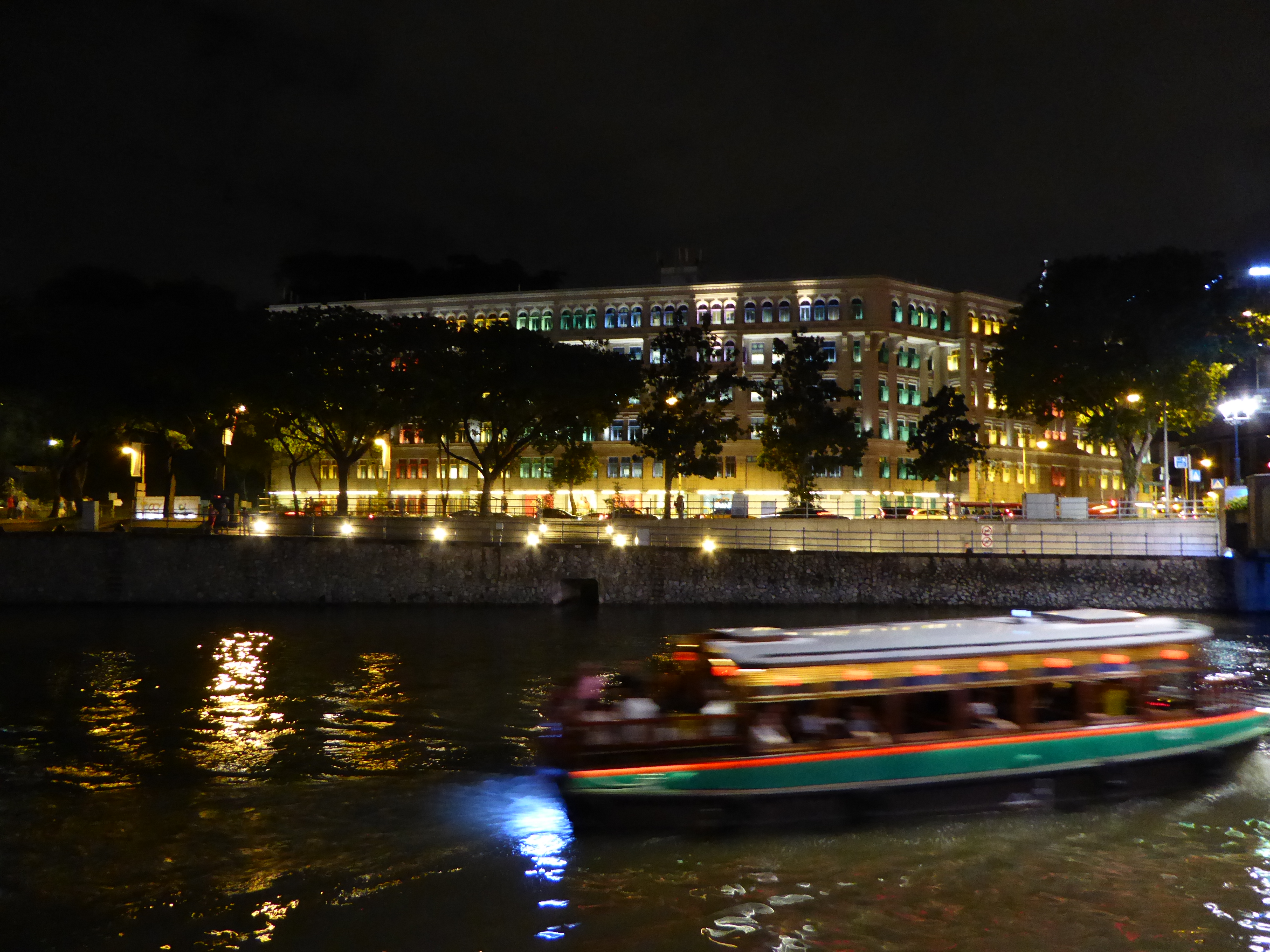 Singapur River in der Nähe des Clarke Quay