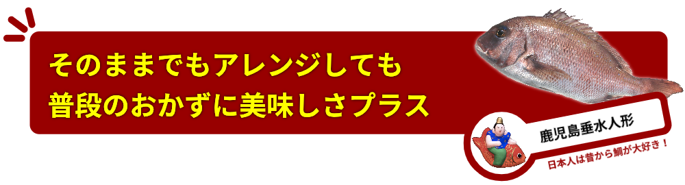 そのままでもアレンジしても　普段のおかずに美味しさプラス