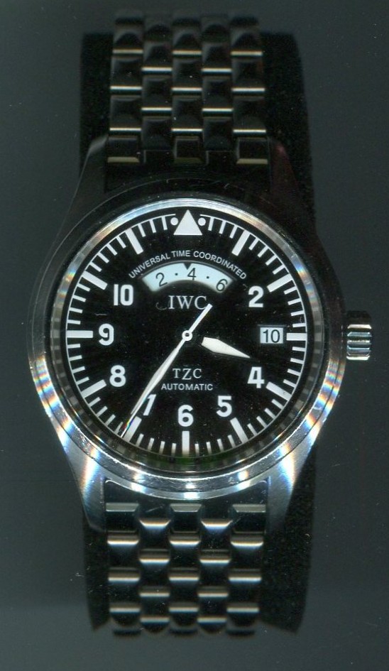 IWC フリーガー UTC（Rif.3251/1990年代製）　オーバーホール・パッキン交換・ゼンマイ交換・機止めネジ交換を承らせて頂きました