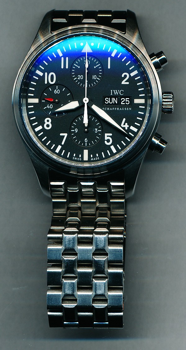 IWC メカニカル フリーガークロノグラフ （Rif.3706）　オーバーホール・パッキン交換・ゼンマイ交換を承らせて頂きました