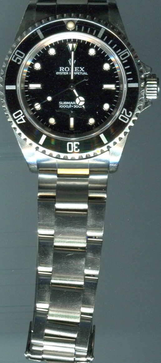 ロレックス（ROLEX)サブマリーナ （Rif.14060）のオーバーホール・パッキン交換・ゼンマイ交換を承らせて頂きました