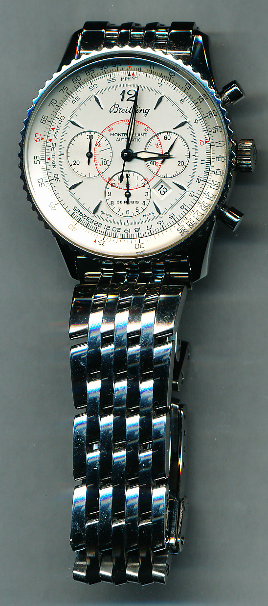 ブライトリング (BREITLING) ナビタイマークロノメーター（Rif.A30030）のオーバーホール・歯車調整修理を承らせて頂きました