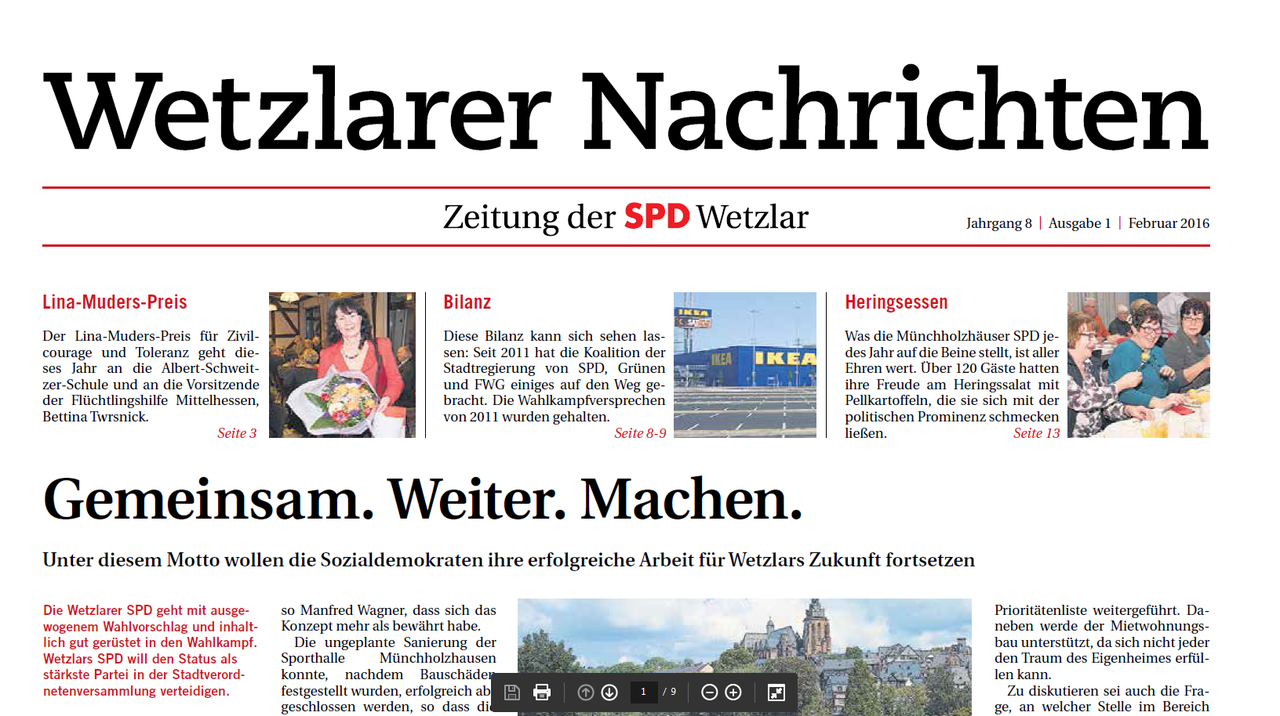 Zeitung Wetzlar Zeitung Wetzlar