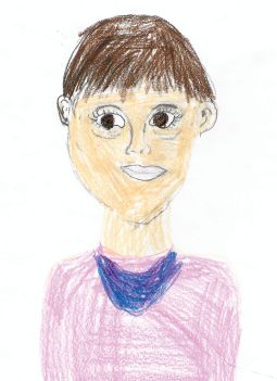 Frau Miks, Schulverwaltungsassistentin
