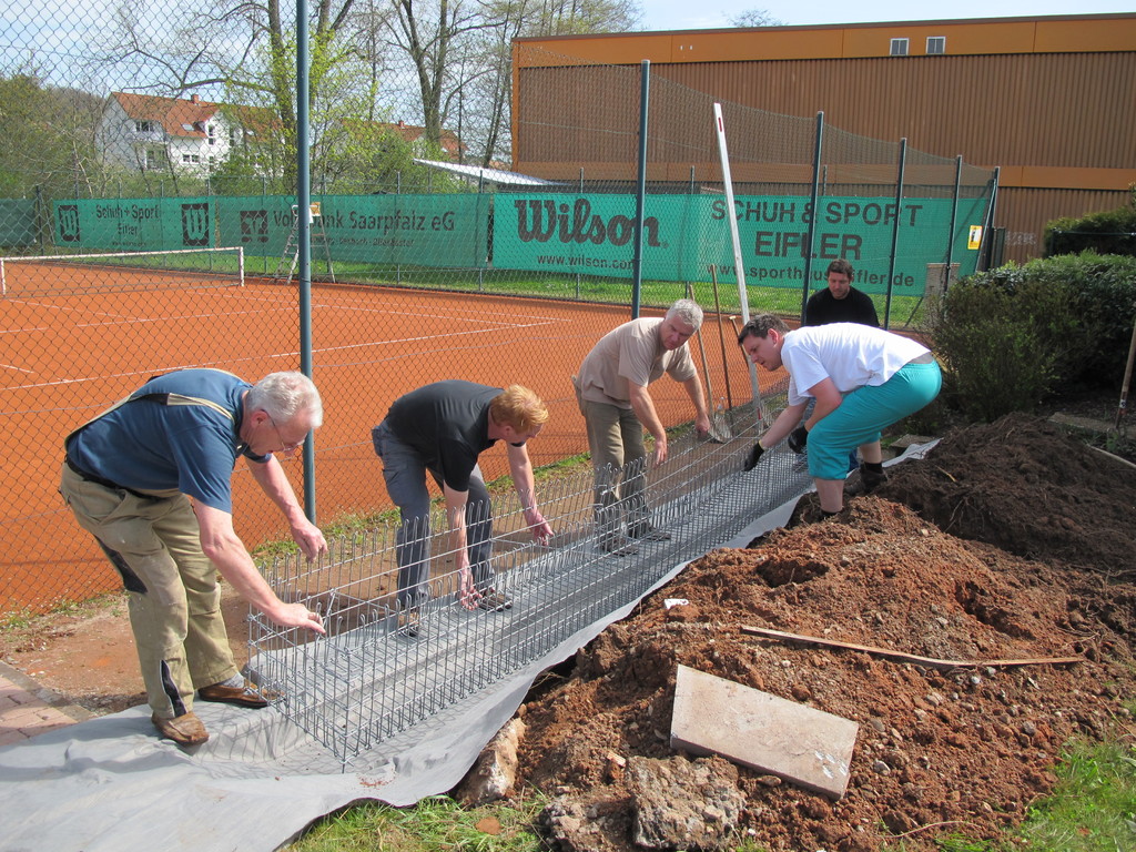 Während der Baumaßnahme!