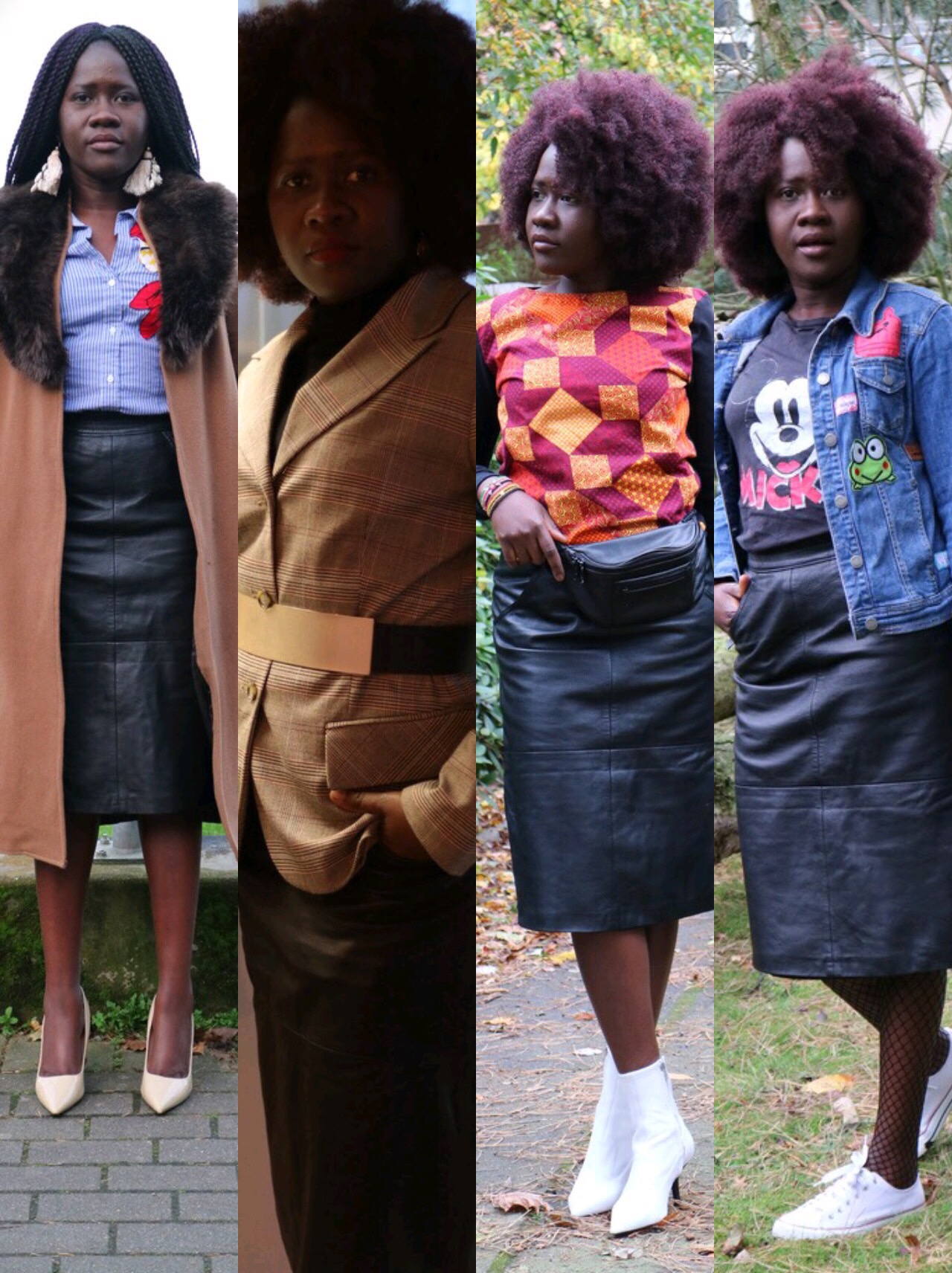 How to style Leather skirt Lookbook oriwodesign.de