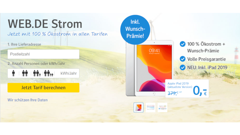 CheckEinfach | Quelle: Web.de Strom