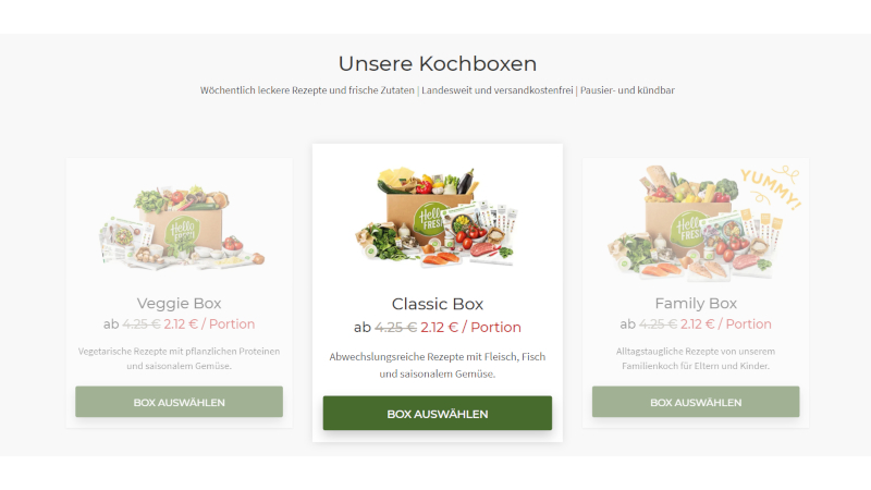 CheckEinfach | Bildquelle: hellofresh.de