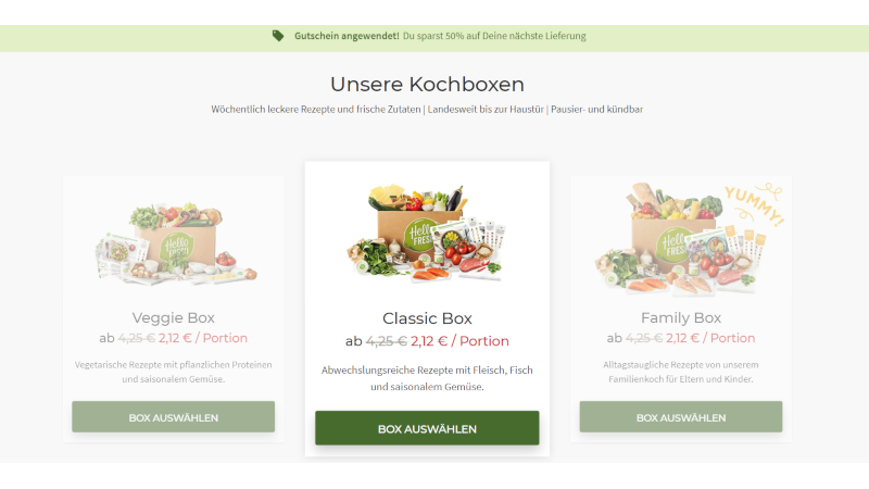 CheckEinfach | Bildquelle: hellofresh.de