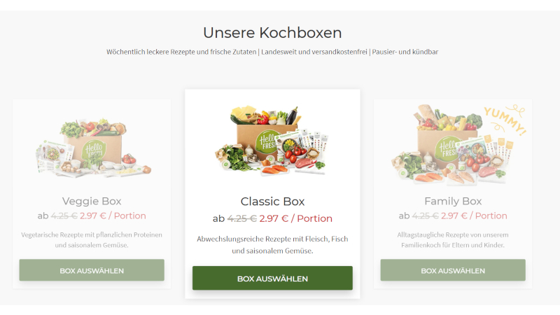 CheckEinfach | Bildquelle: hellofresh.de