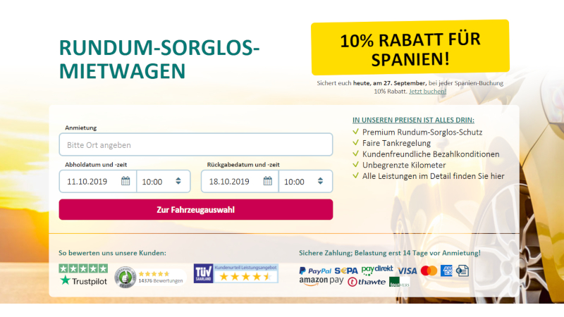 CheckEinfach | Bildquelle: sunnycars.de