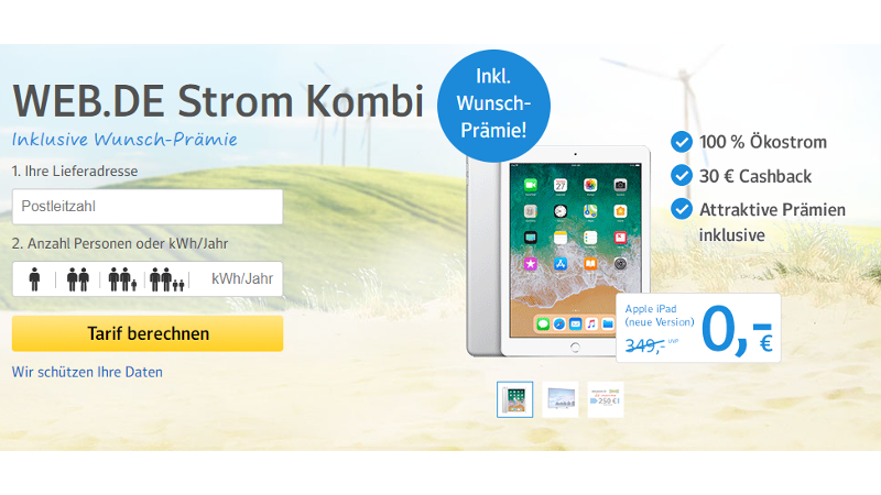 CheckEinfach | Quelle: Web.de Strom