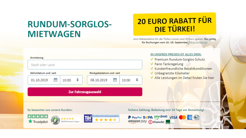 CheckEinfach | Bildquelle: sunnycars.de