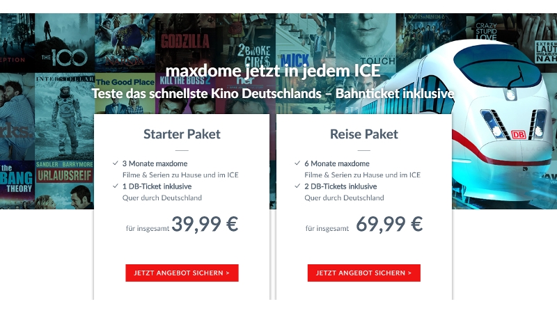 Maxdome Ticket Maxdome Ticket
