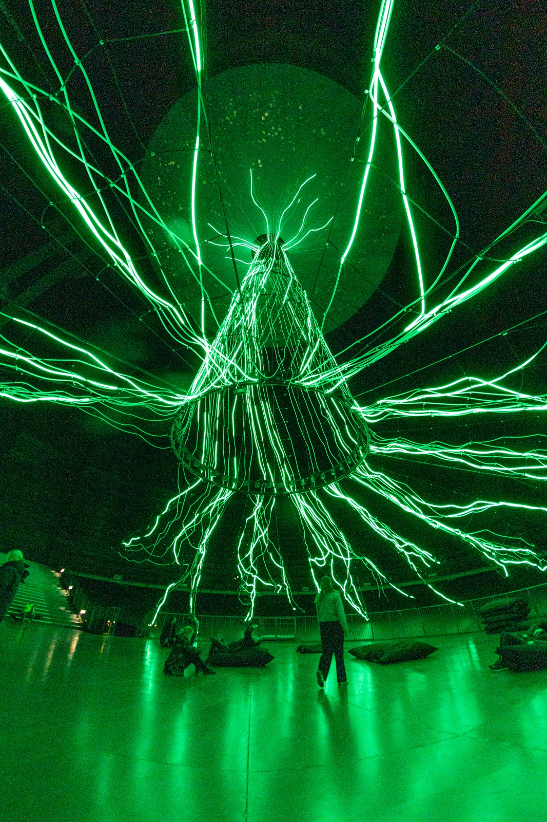 Der Baum / Ars Electronica Solutions at Gasometer Oberhausen  Photo: Ars Electronica / Thomas Schwarz