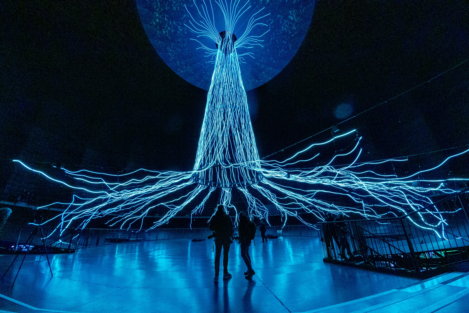 Der Baum / Ars Electronica Solutions at Gasometer Oberhausen  Photo: Ars Electronica / Thomas Schwarz