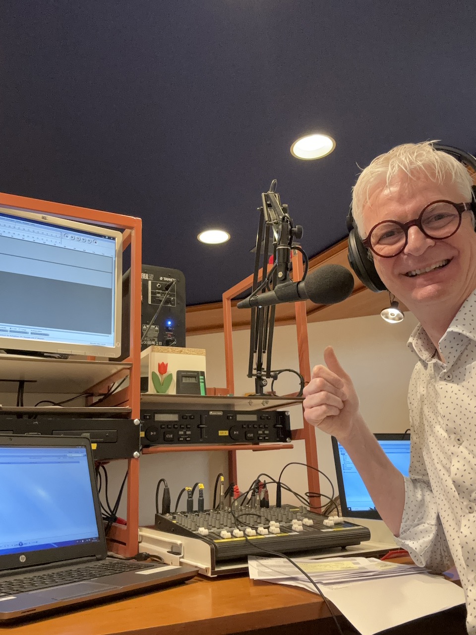 Stefan Häseli ist einer der Initiatoren und auch Moderator der Sendungen. Foto: Radio ü65