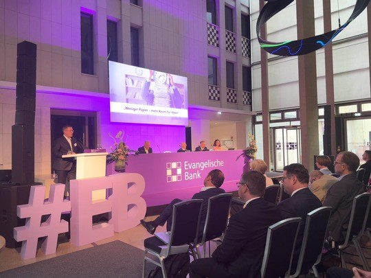 Generalversammlung der Evangelischen Bank am 04.06.2025 in Kassel. (c) EB 