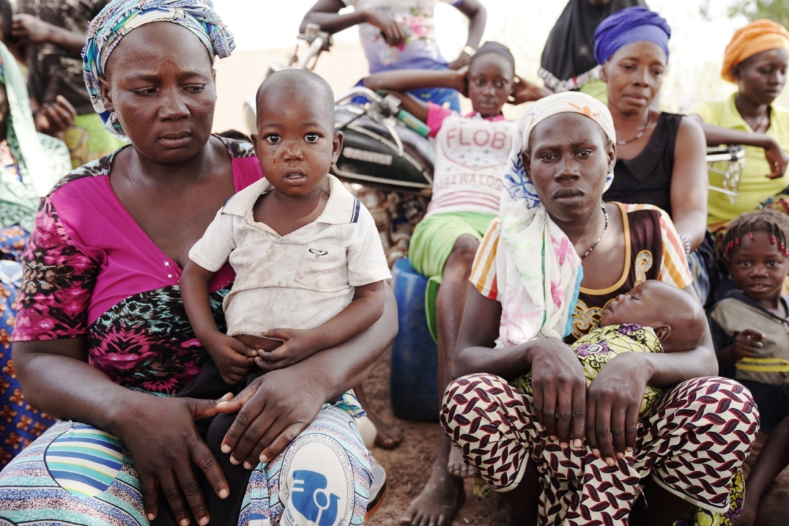 Frauen in einem Flüchtlingslager in Burkina Faso (Archivbild). © Kirche in Not 