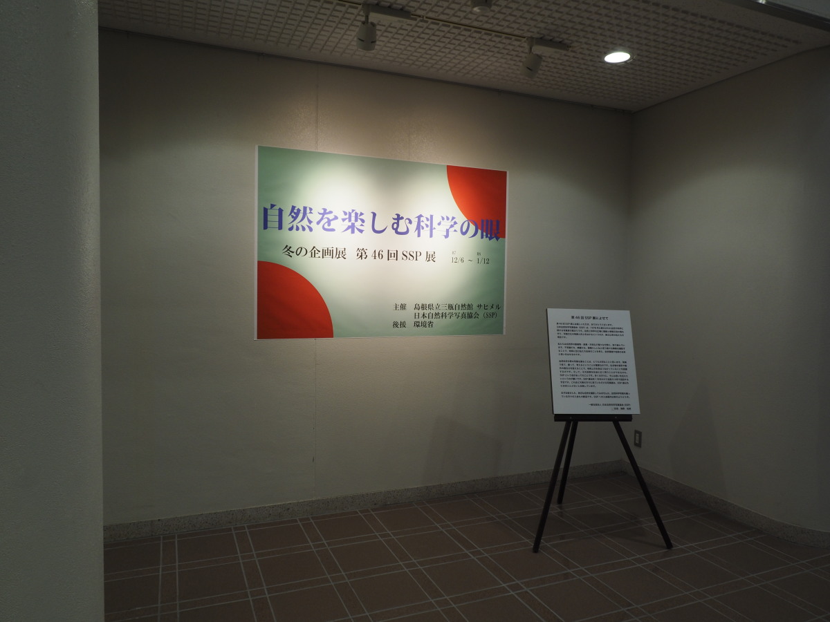 展示入り口のパネルです。