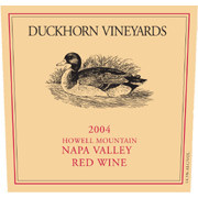 DUCKHORN HOWELL MOUNTAIN RED WINE 2004