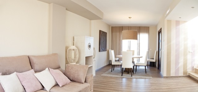Salón y dormitorio con encanto tapidecor, interiorismo y decoración Fondos de comedor una foto