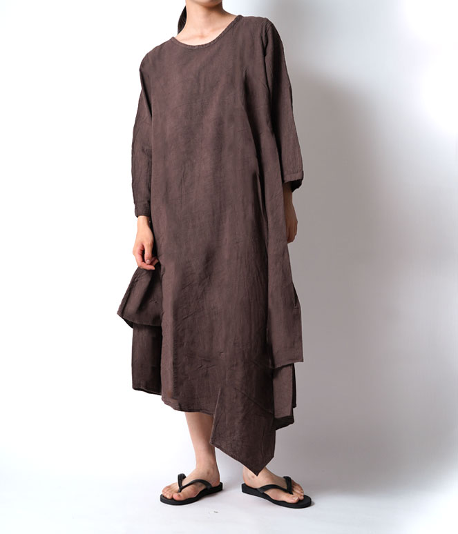 【ヂェン先生の日常着】重ねワンピース 二枚重ねスリットワンピース – 你好我好 Online Store