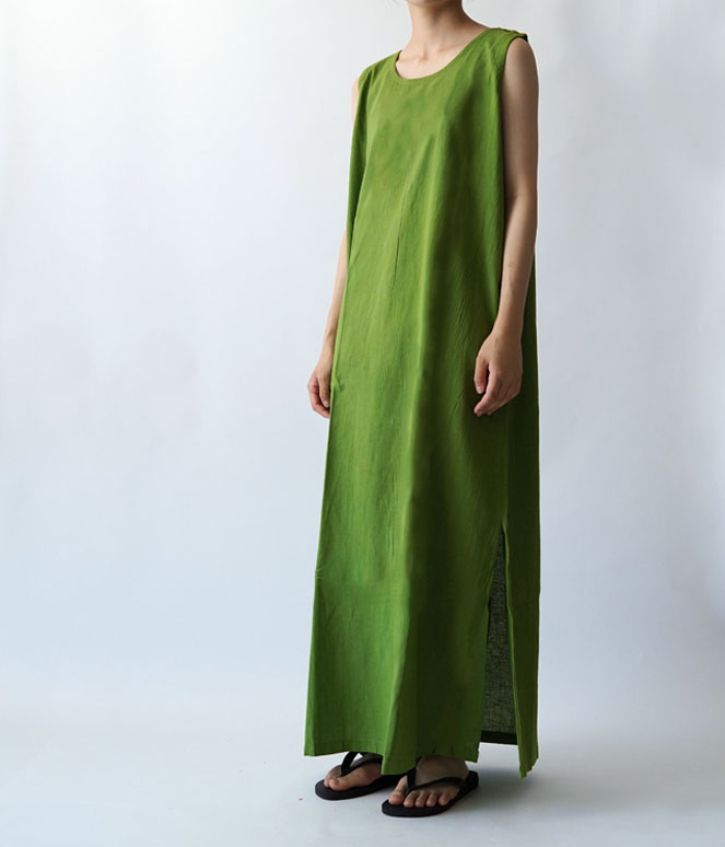 ヂェン先生の日常着 ノースリーブワンピース - ANANDASIA