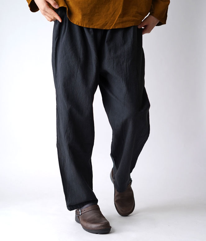 ヂェン先生の日常着　テーパードパンツ(シンプルパンツ)Ｍサイズ ヂェン先生の日常着 テーパードパンツ M ライトピンク 春夏生地