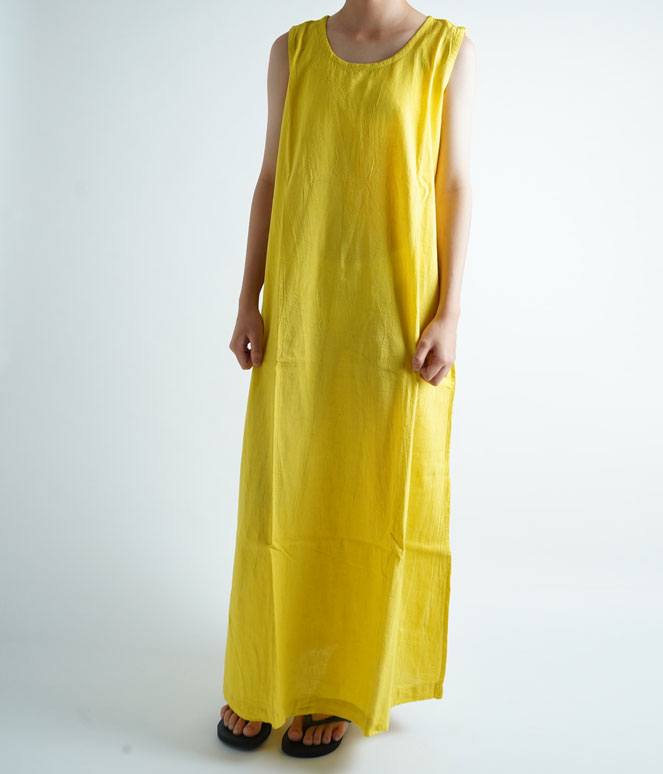 ヂェン先生の日常着 ノースリーブワンピース - ANANDASIA