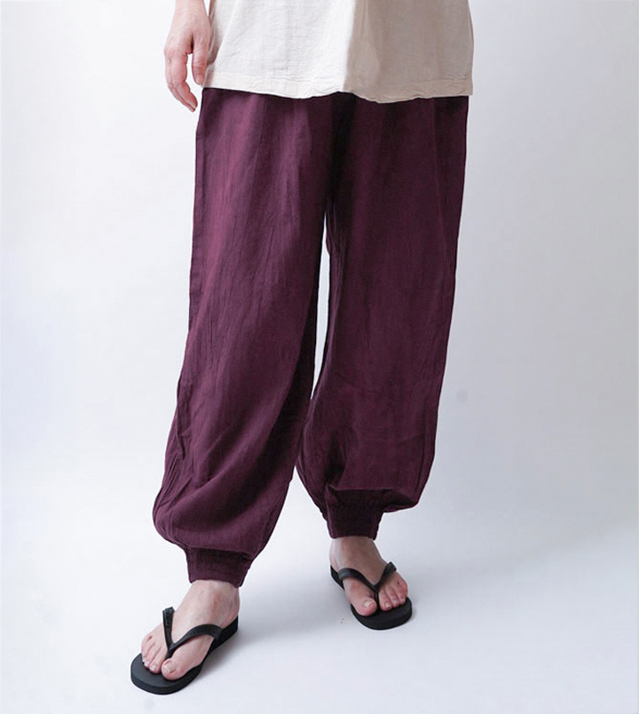 ヂェン先生の日常着 バルーンパンツスリム - ANANDASIA