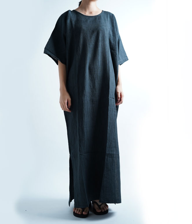 ジェン先生の日常着　半袖ワンピース　黒 CLASKA Gallery & Shop ”DO” ワンピース 半袖ワンピース /ヂェン