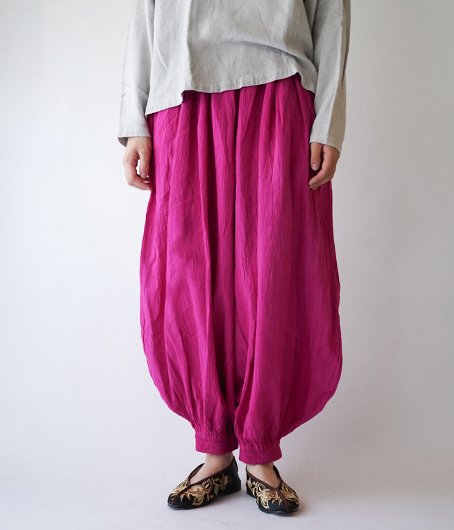 ヂェン先生の日常着 バルーンパンツレギュラー - ANANDASIA