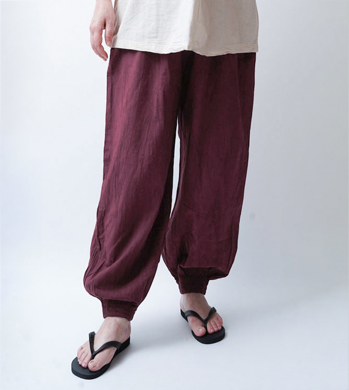 ヂェン先生の日常着 バルーンパンツスリム - ANANDASIA