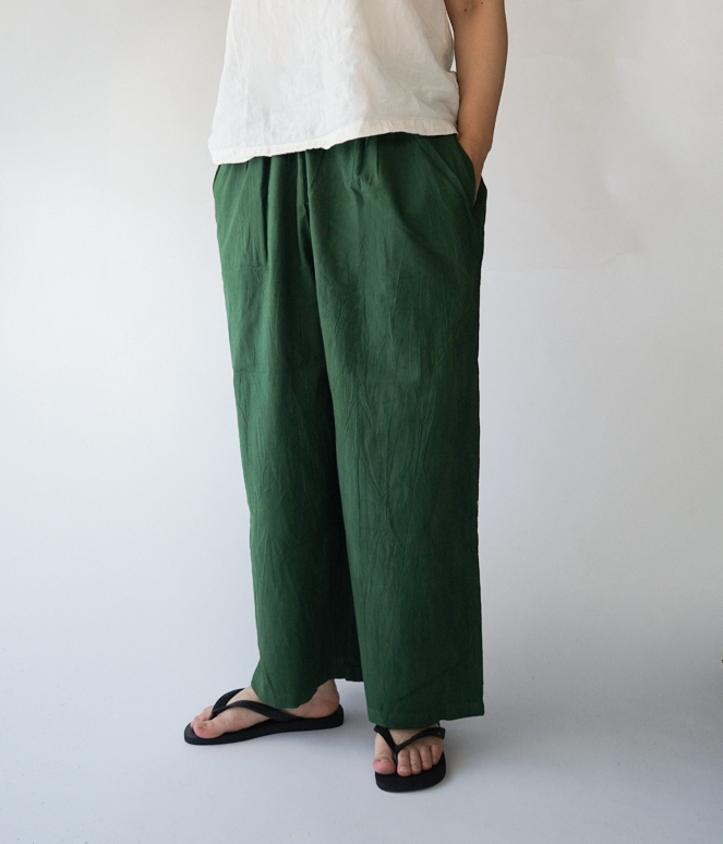 ヂェン先生の日常着 農夫さんのクロップドパンツ - ANANDASIA