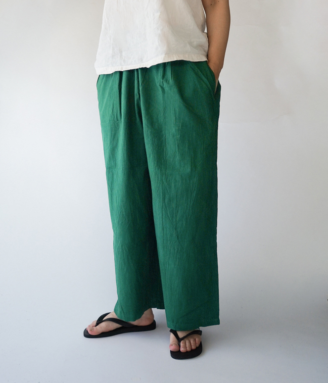 ヂェン先生の日常着 農夫さんのクロップドパンツ - ANANDASIA