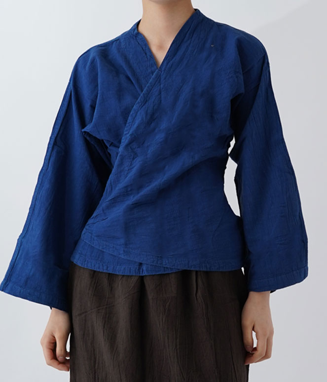 ヂェン先生の日常着 カシュクールブラウス - ANANDASIA