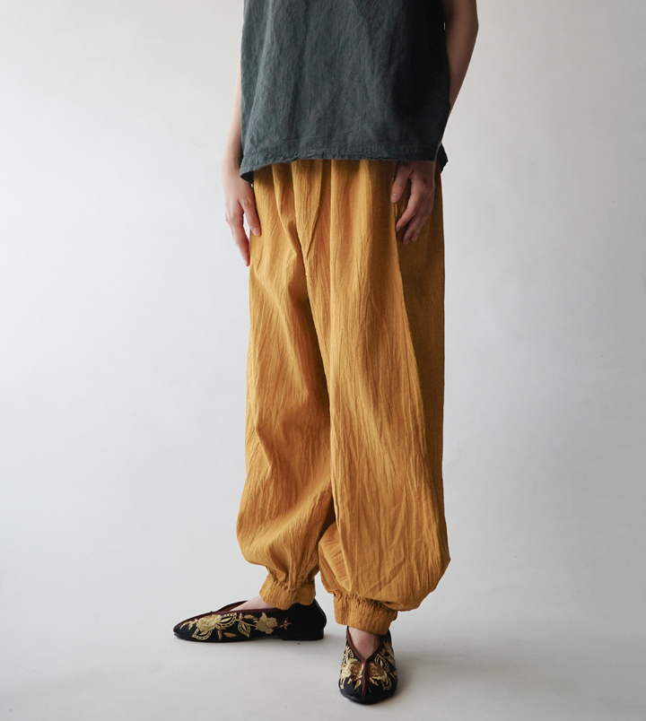 ヂェン先生の日常着 バルーンパンツスリム - ANANDASIA