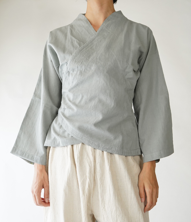 ヂェン先生の日常着 カシュクールブラウス - ANANDASIA