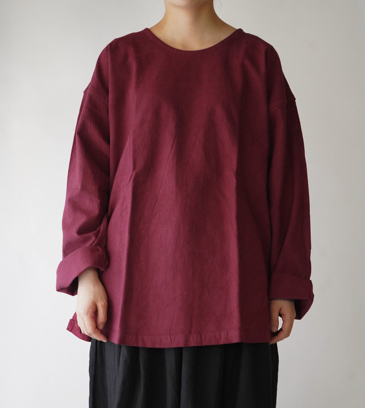 ヂェン先生の日常着 長袖Tシャツチュニック - ANANDASIA