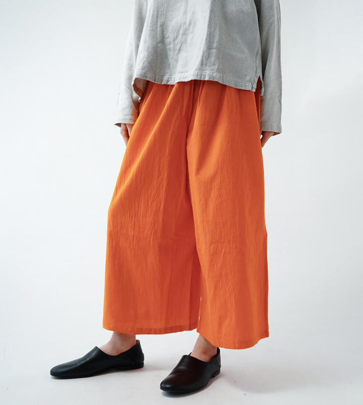 ヂェン先生の日常着 農夫さんのクロップドパンツ - ANANDASIA