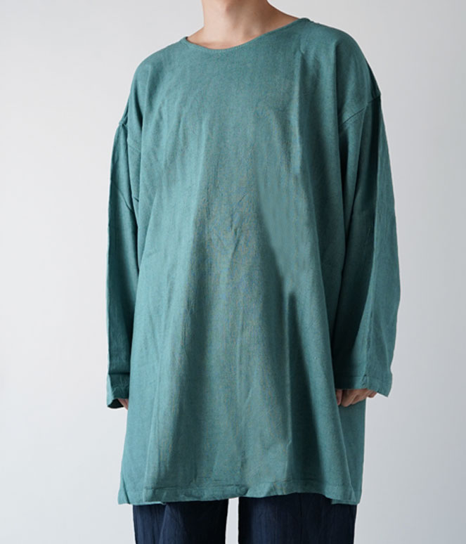 ヂェン先生の日常着 長袖Tシャツチュニック - ANANDASIA ヂェン先生の日常着 長袖Tシャツチュニック - ANANDASIA