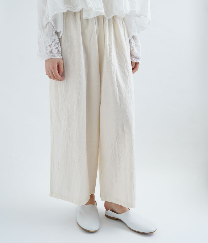 ヂェン先生の日常着 農夫さんのクロップドパンツ - ANANDASIA