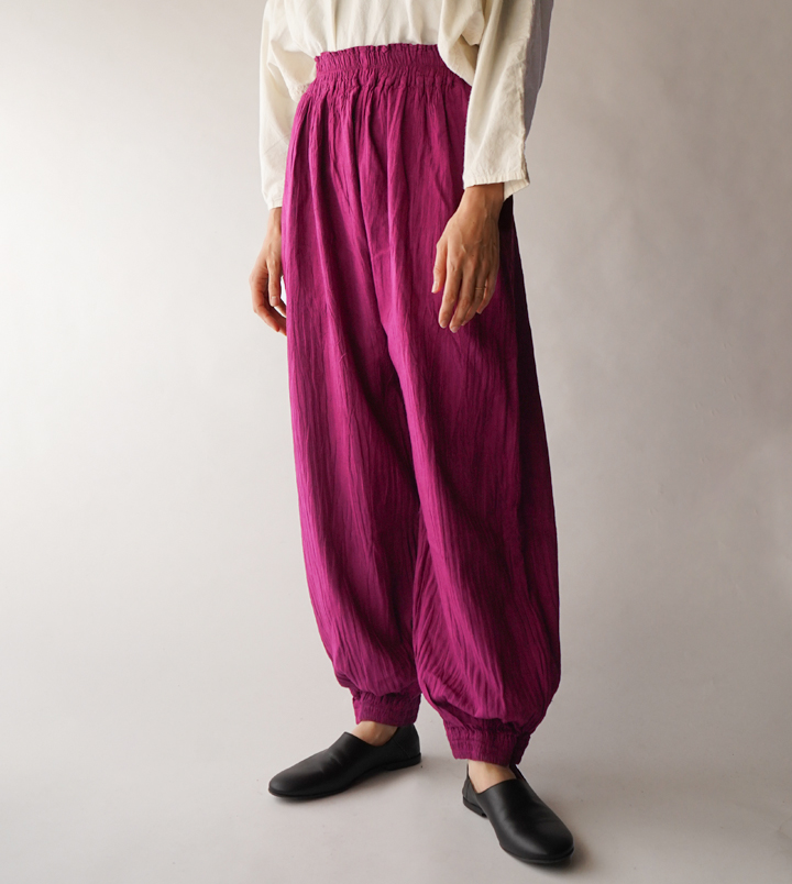 ヂェン先生の日常着 バルーンパンツスリム - ANANDASIA