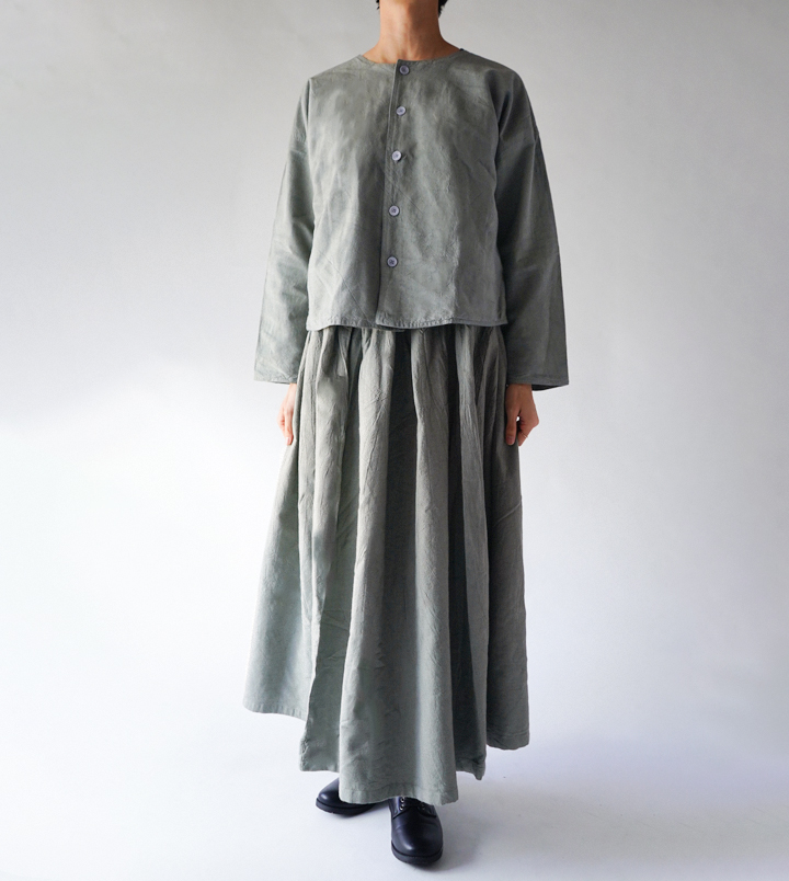 ヂェン先生の日常着 ジャケット×スカートのセットアップ - ANANDASIA