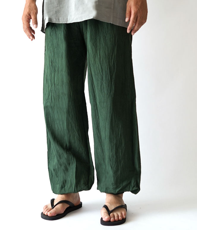 ヂェン先生の日常着　バルーンパンツ　Mサイズ ヂェン先生の日常着｜バルーンパンツ アイボリー - ファッション